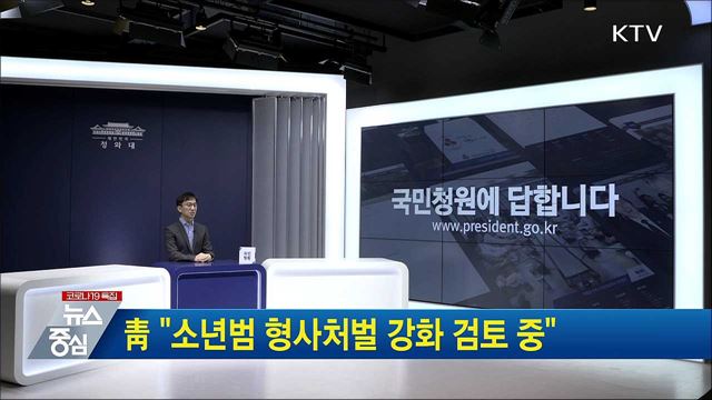 靑 "소년범 형사처벌 강화 검토 중"