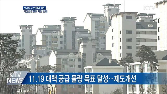 8.4 대책 신규부지 인허가 속도···시장교란행위 차단