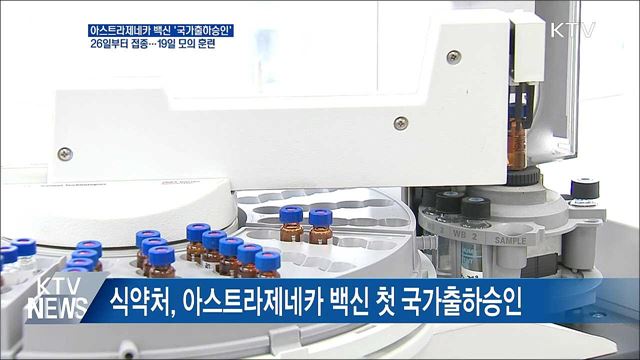 코로나19 백신 78만7천 명분 국내 첫 '국가출하승인'