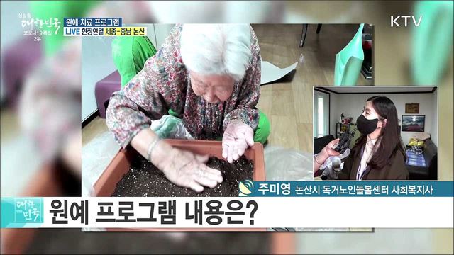 코로나19 노인 우울증 극복, 원예 치료 프로그램