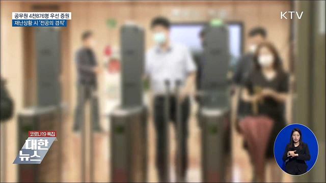 국가공무원 4천876명 우선 증원···전공의 겸직 허용