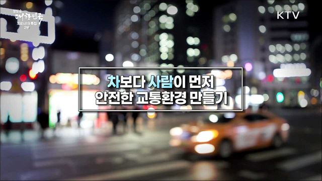 국민생명 지키기 프로젝트, 교통안전 종합대책 추진