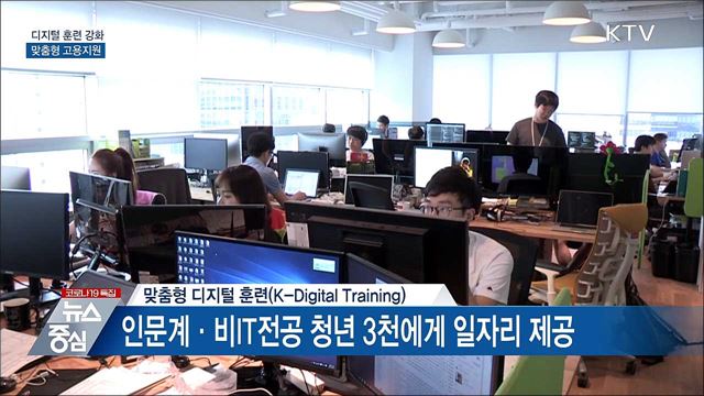 청년 디지털 훈련 확대···맞춤형 고용지원