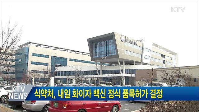 식약처, 내일 화이자 백신 정식 품목허가 결정