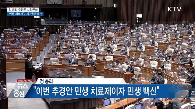 "이번 추경안은 민생 치료제이자 민생 백신"