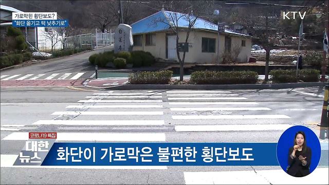 '이상한' 횡단보도···아산시 공사 착수 [우리동네 개선문]