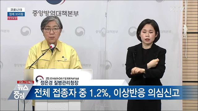 코로나19 정례 브리핑 (21. 03. 08. 14시)