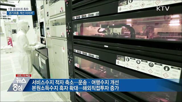 1월 경상수지 흑자···"경기흐름 개선 이어져"