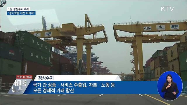 1월 경상수지 흑자···"경기흐름 개선 이어져"