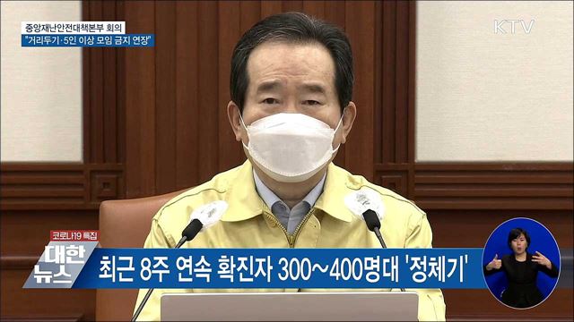 신규확진 488명···거리두기·5인 이상 모임 금지 연장 [오늘의 브리핑]