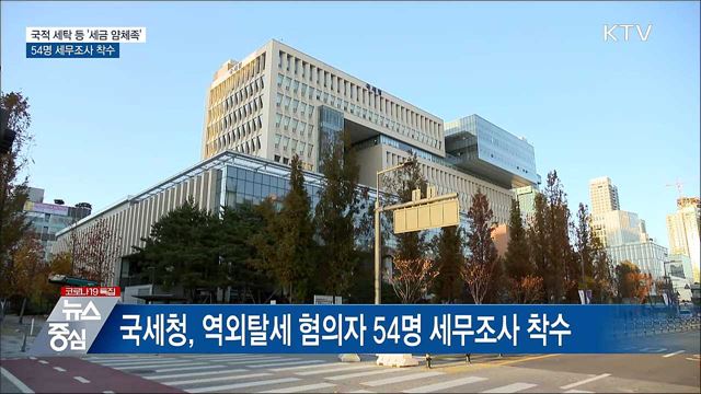 국적 세탁 등 '세금 얌체족' 54명 세무조사 착수