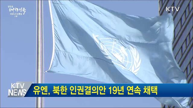 유엔, 북한 인권결의안 19년 연속 채택