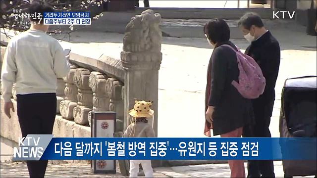 신규 494명···거리두기·5인 모임금지 연장