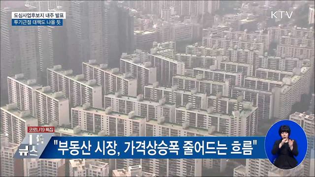 다음 주 도심사업후보지·투기근절대책 발표