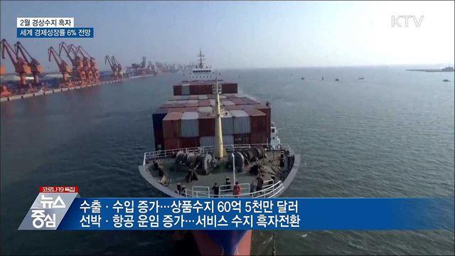 경상수지 흑자행진···IMF, 세계 경제성장률 6% 전망