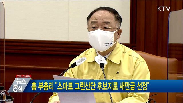 홍 부총리 "스마트 그린산단 후보지로 새만금 선정"