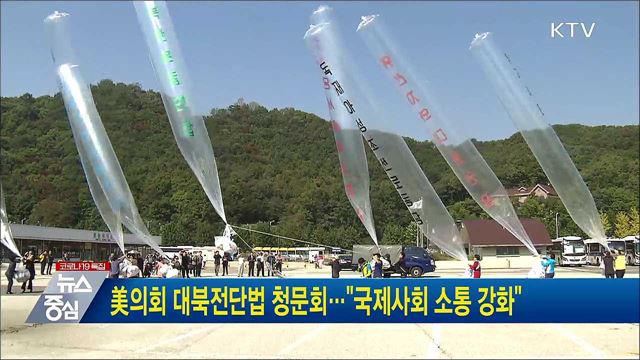 美의회 대북전단법 청문회···"국제사회 소통 강화"