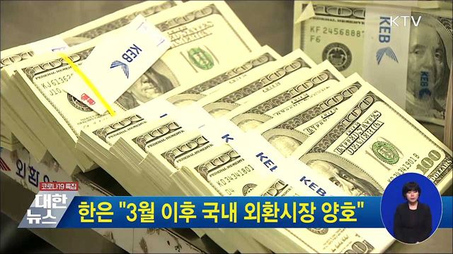 한은 "3월 이후 국내 외환시장 양호"