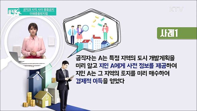 공익과 사익 사이 충돌금지 이해충돌방지법 [클릭K]