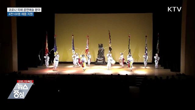'코로나 피해' 공연예술 분야 4천100명 채용 지원