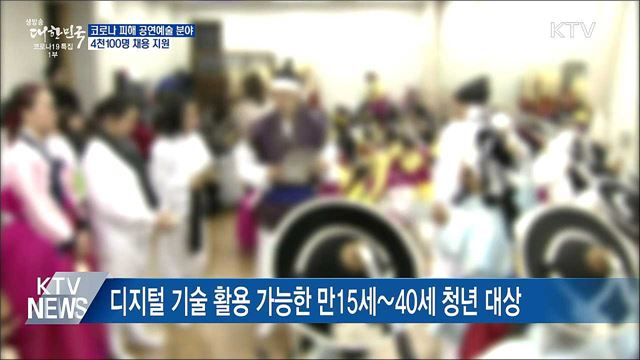 '코로나 피해' 공연예술 분야 4천100명 채용 지원