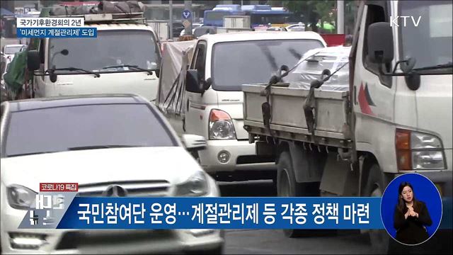국가기후환경회의 2년···'미세먼지 계절관리제' 도입