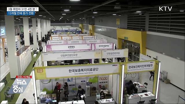 13개월 만에 취업자수 증가 전환···31만 4천 명↑