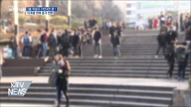 13개월 만에 취업자수 증가 전환···31만4천 명↑