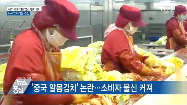 해외 김치제조업소 현지실사 추진···HACCP 적용