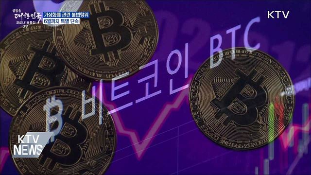 6월까지 가상화폐 관련 불법행위 특별 단속