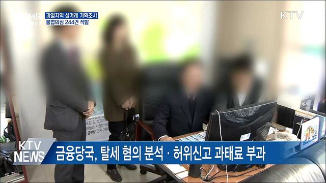 지방 부동산 과열 지역서 불법의심 244건 적발