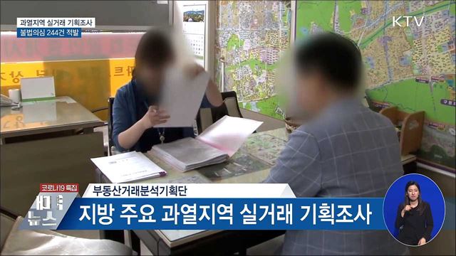 지방 부동산 과열 지역서 불법의심 244건 적발
