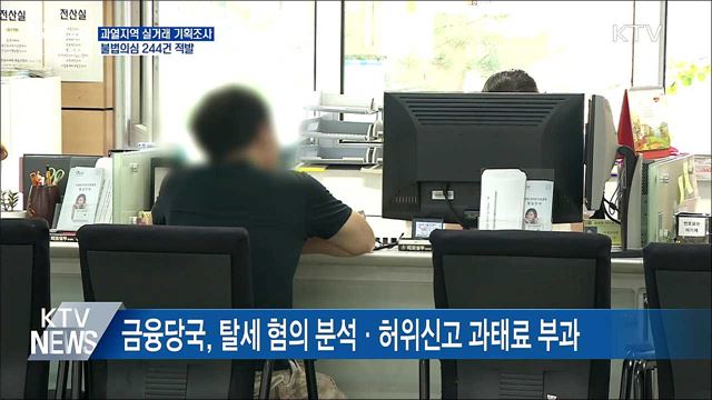 지방 부동산 과열 지역서 불법의심 244건 적발