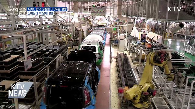 ADB, 韓 성장률 3.5%로 상향···소비심리 넉 달째 상승