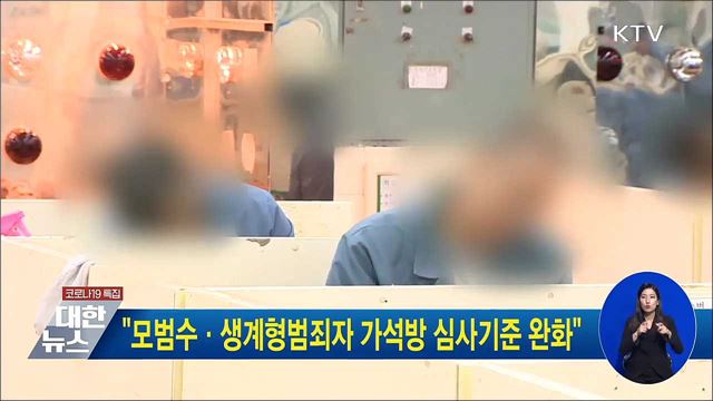 "모범수·생계형범죄자 가석방 심사기준 완화"