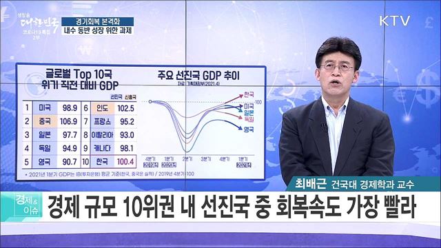 경기회복 본격화, 내수 동반 성장 위한 과제 [경제&이슈]
