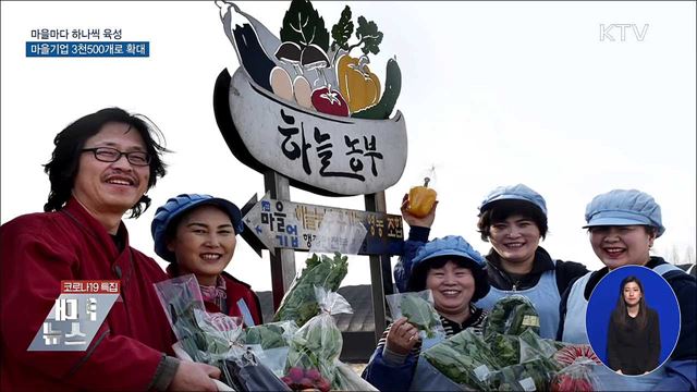 마을기업, 마을마다 하나씩···3천500개로 확대