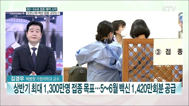 오늘부터 60~64세 백신 접종 예약 시작···접종 규모와 과제는?