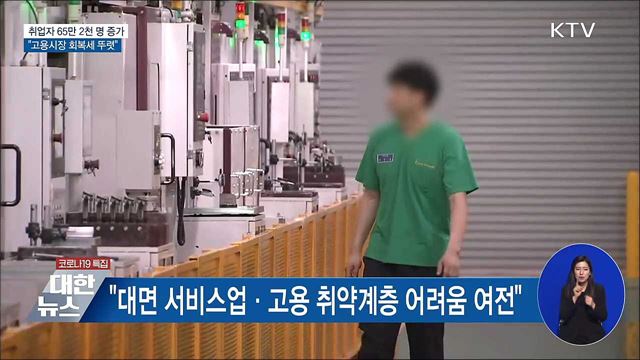 취업자 65만 2천 명 증가···"고용 회복세 뚜렷"