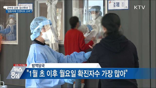 신규확진 619명···군부대 집단감염 검사확대