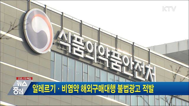 알레르기·비염약 해외구매대행 불법광고 적발