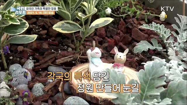 "작지만 특별해요" 외국인 가족이 꾸민 정원