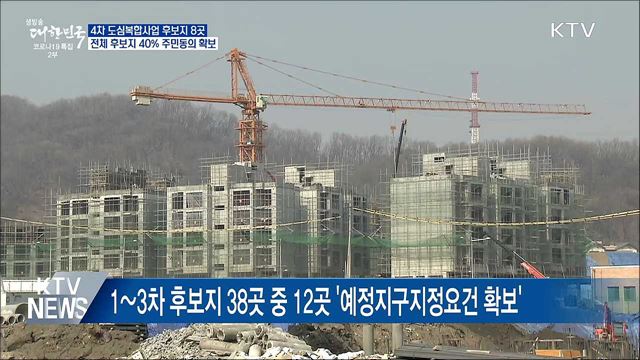 서울·인천 등 8곳 4차 도심복합사업 후보지 선정