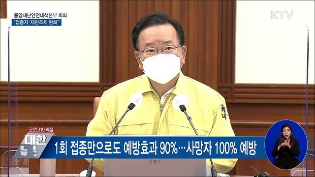 백신 접종자, 사적모임 인원제한서 제외 [오늘의 브리핑]