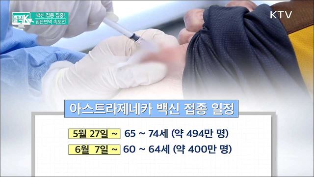 백신 접종 집중! 집단면역 속도전 [클릭K]