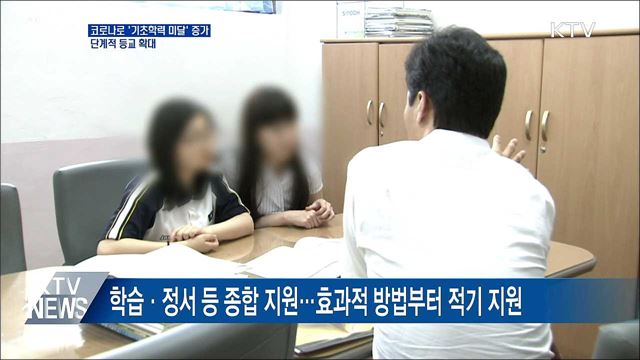 코로나로 '기초학력 미달' 증가···단계적 등교 확대