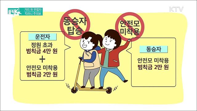 거리 위 무법자 킥라니 주의보 [클릭K]