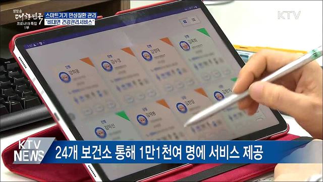 스마트기기 만성질환 관리···'비대면 건강관리서비스'