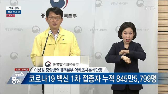 코로나19 정례 브리핑 (21. 06. 08. 14시)