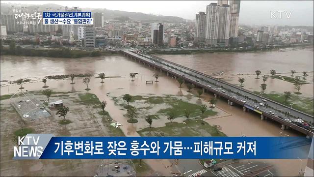 1차 국가물관리기본계획···생산~수요 통합관리